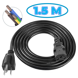 Cable de Alimentación Trifásico con Conductor de Cobre y Aislamiento de PVC para Monitor de PC - Product Image 4