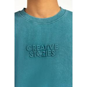 เสื้อยืด Relax Fit ผ้าฝ้าย 100% รุ่น MN-TS-WS25-019 โลโก้แบบเรียบ ระบายอากาศได้ดี ป้องกันรอยยับ ทรงหลวม น้ำหนัก 220-300 กรัม - Product Image 5