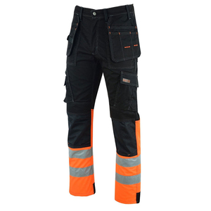 Pantalones de Seguridad Reflectantes de Alta Visibilidad para Hombre, Pantalones de Trabajo para Exteriores con Bolsillos - Product Image 2