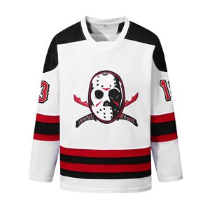 Maillot de hockey sur glace brodé 100% polyester personnalisable Vêtements de hockey sur glace surdimensionnés légers et personnalisés - Product Image 6