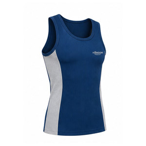 Débardeurs classiques à col rond respirants pour hommes, en tricot texturé, personnalisables pour un usage quotidien et production OEM - Product Image 2