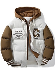 Chaqueta de invierno acolchada de primera calidad al por mayor, chaqueta transpirable con estampado 3D elegante para hombre, nueva chaqueta de invierno personalizada de fabricante - Product Image 6