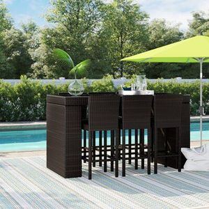 Mobilier d'extérieur polyvalent et décontracté Canapés de jardin tout temps pour cour d'hôtel Villa Park Apartment Bar Set - Product Image 1