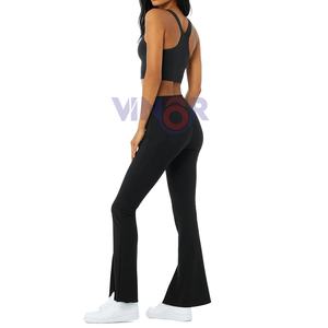 Vêtements de sport avec logo personnalisé Ensembles de yoga pour femmes à vendre Vêtements d'entraînement de fitness taille haute Ensembles de yoga deux pièces personnalisés en gros - Product Image 2