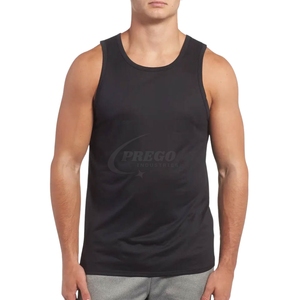 เสื้อกล้ามผู้ชาย OEM สำหรับฤดูร้อน |   ผ้าถักโพลีเอสเตอร์ 100% |   คุณภาพสูง ระบายอากาศได้ดี เป็นมิตรกับสิ่งแวดล้อม แห้งเร็ว |   ชุดออกกำลังกาย - Product Image 1