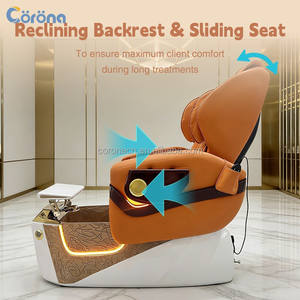 Sillón de Pedicura de Masaje con Hidromasaje Eléctrico Reclinable de Color Personalizado Profesional de Lujo para Salón de Belleza - Product Image 4