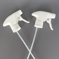 Pompe pulvérisateur à visser anti-déversement en plastique intégral 28/400 28/410 28/415 pour produits chimiques ménagers, pompe à mousse modèle à ressort en PP