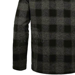 Sudaderas con Cierre de Cremallera de Franela Transpirable, Tejido de Lana/Algodón, Ajuste Cómodo, Moda de Invierno, Estilo de Vida al Aire Libre - Product Image 6