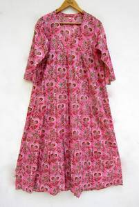 Tendance Designer élégant col rond décontracté robe de plage en gros Boho plage Hippie robe ample vêtements d'été Maxi robe pour les femmes - Product Image 6