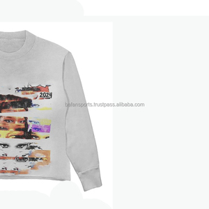 2025 nuevos diamantes de imitación Sun Faded Screen Print logo Set chándales para adultos de alta calidad hombres y mujeres chándal 2 - Product Image 3