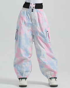 Pantalon de ski baggy professionnel pour homme, personnalisable, vert, haute qualité, pour l'hiver et la neige, collection 2026, vente chaude - Product Image 6
