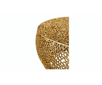 Mesa de Centro Moderna de Aluminio Fundido a Mano, Ecológica, de Metal Coral, para Sala de Estar, Muebles para el Hogar, de la Mejor Calidad, Venta al Por Mayor