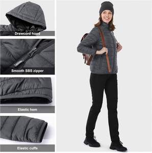 Nouvel arrivage de veste bouffante en duvet pour femmes nouveau design mode pour femmes manteau de haute qualité veste bouffante personnalisée - Product Image 4