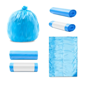 Bolsa de basura de alta resistencia negra biodegradable OXO de fabricación de Vietnam, bolsa de refuerzo lateral compostable de 60 GL para supermercados - Product Image 6