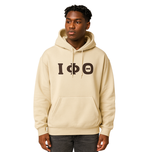 Iota phi theta เสื้อมีฮู้ดแบบสวมหัว, เสื้อมีฮู้ดแบบสวมหัวผ้าคอตตอนเกรดพรีเมียมเสื้อผ้าพี่น้องสไตล์กรีกปักตามแบบเทพเก้า hbcu - Product Image 1