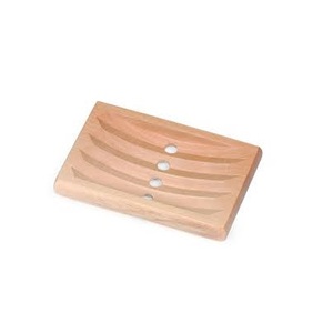 Soporte de madera para jabón hecho a mano, caja de madera Natural ecológica, bandeja, contenedor para baño y cocina - Product Image 1