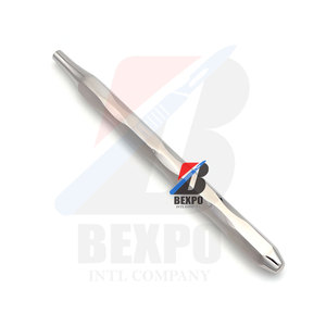 Poignée dentaire de miroir de bouche 6 côtés forment des instruments de taille de 8mm 12.5cm - Product Image 2
