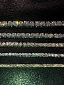 Bracelet tennis en moissanite ronde édition limitée avec argent 925 plaqué or, bijoux fins pour femmes à bas prix - Product Image 4