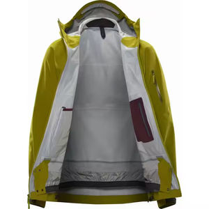 Chaqueta impermeable para lluvia Formal de lona de secado rápido para hombre, diseño único, Otoño, uso diario, chaqueta acolchada transpirable a prueba de viento, 100% - Product Image 2