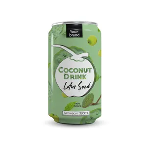 100% acqua di cocco fresca 330ml 24 lattine-Private Label drink senza zucchero acqua di cocco biologica pura