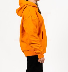 Sudadera con Capucha para Hombre 2024, 100% Algodón, Lisa, de Alta Calidad, Estilo Urbano, Hombros Caídos, Bolsillos, Personalizable, OEM, Venta al Por Mayor - Product Image 3