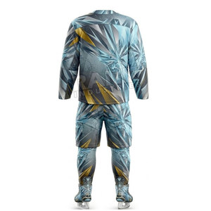 Uniforme de Hockey sobre Hielo para Adultos, Cómodo, con Estampado Digital, de Secado Rápido y Antibacteriano, Venta al Por Mayor - Product Image 2