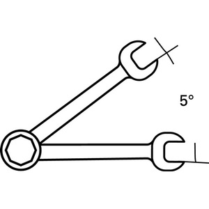 Llave de Trinquete de Boca Abierta de 17 mm, Ancho de 12 mm, Longitud de 173 mm, Reversible con 15 Anillos de Fijación de Stahlwille - Product Image 3