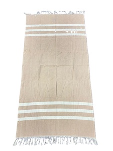 100% coton Fouta paréo châle vertical tissé rayé Design personnalisable tailles matériaux emballés inde hiver adulte foulard en soie - Product Image 3