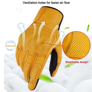 Gants de moto en gros, imperméables, en cuir, à doigts complets, écran tactile, gants de vélo, double paume, gants de sécurité - Product Image 6