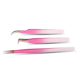 Hand-tested tips with no <b>gaps</b> ensuring a perfect sweet spot across <b>the</b> entire gripping surface eyelash extension tweezers - Product Image 2