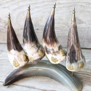 Copa de Cuerno Artesanal para Beber, para Rituales Antiguos - Product Image 2