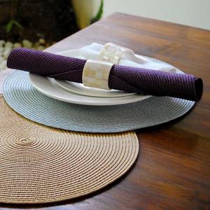 Rond décoratif de serviette en nacre, beaux accessoires de cuisine accessoires de mariage en gros Vietnam - Product Image 4