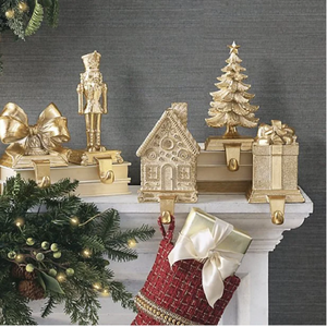 ตะขอแขวนถุงเท้ารูปดาวประดับไฟลวดทอง แข็งแรงทนทาน ตกแต่งด้วยโลหะ มีจำหน่ายในราคาขายส่ง - Product Image 3