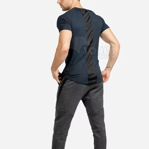 เสื้อยืดคอมเพรสชั่นสำหรับผู้ชาย ทรงหลวม รับผลิตแบรนด์ส่วนตัว พิมพ์ลายตามสั่ง ราคาขายส่ง - Product Image 2