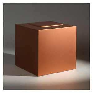 Boîte d'urne funéraire en forme de cube en cuivre laqué moderne Urne funéraire élégante avec vente en gros pour cendres pour animal de compagnie et bébé - Product Image 2