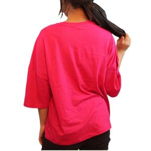 Al Por Mayor, Camisetas Personalizadas para Mujer, 100% Algodón, Gruesas, 220 g/m², Antiarrugas, Secado Rápido, Hombros Caídos, Tallas Grandes, Marca Privada - Product Image 2