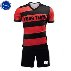 Uniforme de fútbol de diseño de sublimación de secado rápido para servicio OEM personalizado - Product Image 4