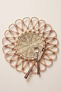 Manteles Individuales Redondos de Ratán Tejido Natural Hechos a Mano, Platos de Presentación de Ratán, Decoración Boho para Mejorar su Experiencia Gastronómica - Product Image 4