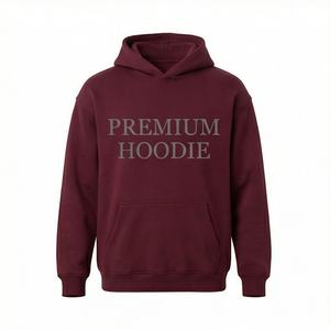 Sweat-shirts personnalisés en polyester 320 GSM, qualité supérieure, poids lourd, prix d'usine, vente en gros, confortables, chauds, couleur personnalisée - Product Image 1