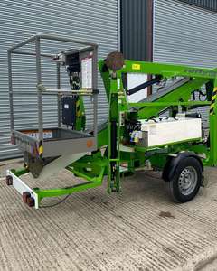 Plataforma Elevadora Hidráulica Móvil Económica, Brazo Curvo, Tipo Cherry Picker, Nueva, Eléctrica, Autopropulsada, Articulada, de Acero, Remolcable, con Motor de Oruga - Product Image 5