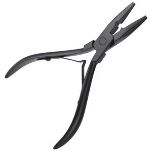 Hair <b>Extension</b> <b>Clip</b> Pliers for Micro Links Beads Rings Feather Crimp Tool for Salon and Home Hair <b>Extension</b> Use - Product Image 1