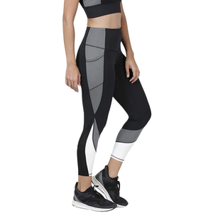 Mallas de calidad con pantalones sólidos medios para mujer, conjunto de Fitness, entrenamiento para correr, Yoga, ropa atlética - Product Image 3