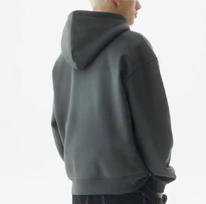 2025 venta al por mayor 420gsm 100% algodón personalizado de gran tamaño Drop Shoulder Lined Hoodie Heavyweight Knitted Fleece para la temporada de otoño - Product Image 5