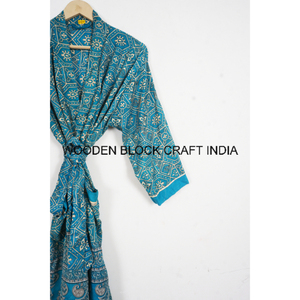 Elegant Women's Vintage Japanese Silk Kimono Flowy Open-Front Long Nightgown Soft Luxury Beachwear Summer Weddings Floral - Product Image 3