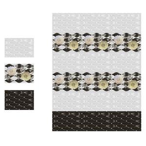 Diseño de flores con azulejos de cerámica esmaltados de color verde 300x450mm - Product Image 2