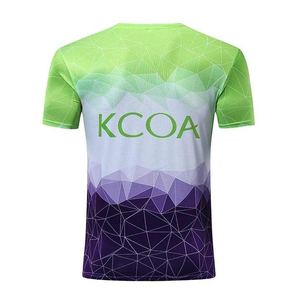 เสื้อยืดผู้ชายตาข่ายโพลีเอสเตอร์100% ตามสั่งแห้งเร็วสำหรับงานกีฬามาราธอนการพิมพ์ซับลิเมชันสำหรับผู้ชาย - Product Image 2