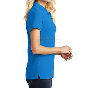 Camisetas de polo de algodón 100% para mujer Tallas grandes Verano personalizable para Polos-Precio al por mayor - Product Image 3