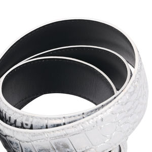 Cinturones de Cuero Vacuno de Color Sólido de Diseño Personalizado del Fabricante Más Vendido, Hebilla de Cobre Única, Impermeables y Personalizables - Product Image 4