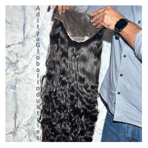 วิกผมแท้แบบ HD Lace พร้อมไรผมธรรมชาติ เนื้อไหมนุ่มลื่น คุณภาพดี ยาว จำหน่ายราคาส่งจากโรงงานสำหรับผู้หญิง - Product Image 2