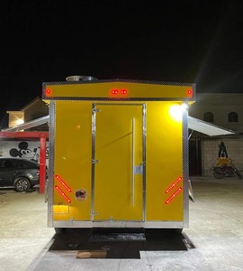 รถเทรลเลอร์อาหารมาตรฐานรถเทรลเลอร์สแตนเลสแบบเคลื่อนที่ได้อุปกรณ์ครบครัน - Product Image 2